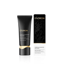 a black tube of Eaaron charcoal balancing face wash and a black box of the same product.