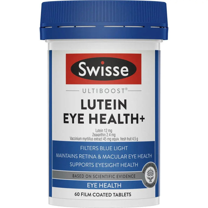 Swisse Ultiboost Lutein Eye Health 60 Tabs EXP：10/2025 - XDaySale