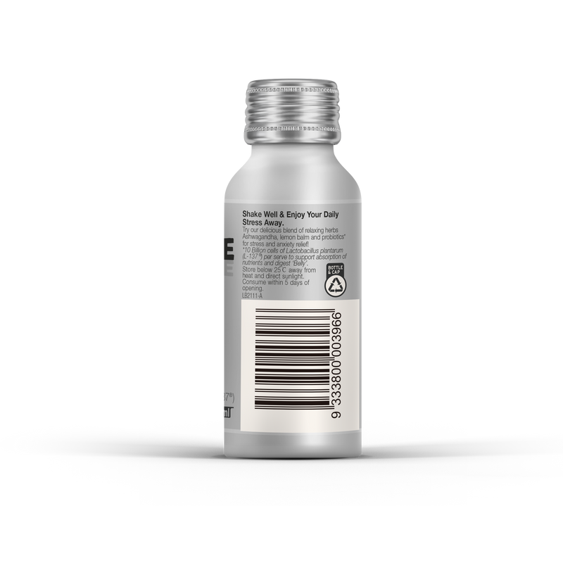 Ashwagandha Lemon Balm Relaxation Herbal Blend – Stress Relief Herbs & Probiotic Support 60ml Henry Blooms