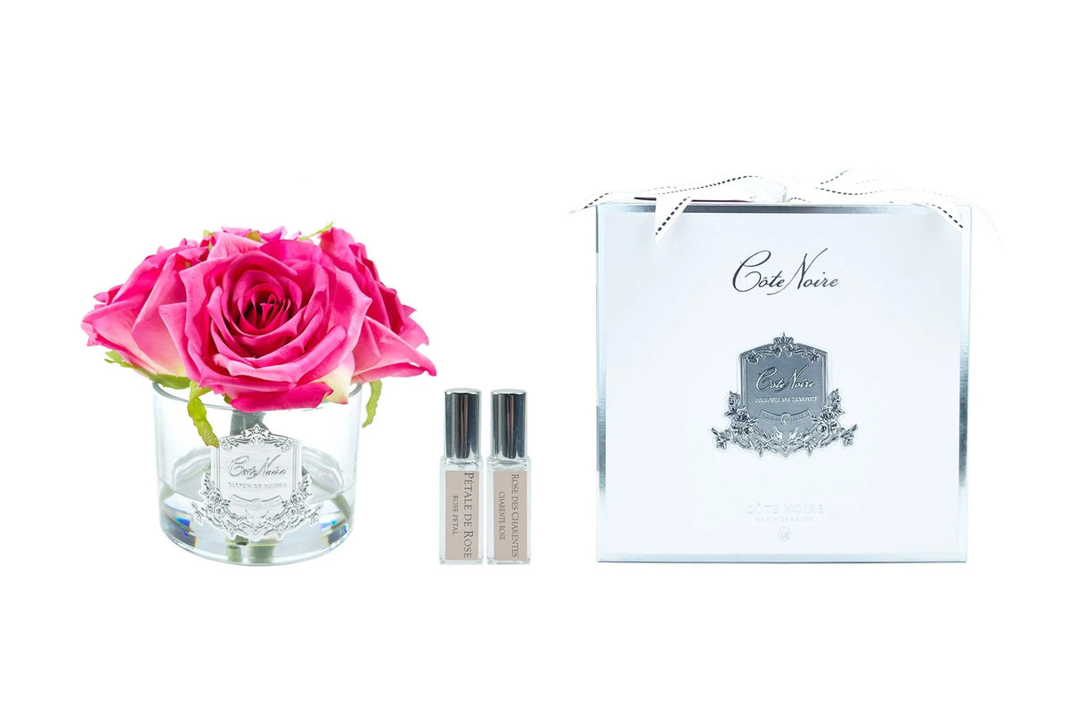 Cote Noire Perfumed Natural Touch 5 Roses - Clear - Magenta - GMR67 Cote Noire
