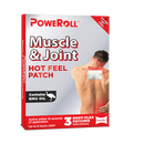 Muscle Joint Hot Patch – Pain Relief Patch with Herbal Plant Oil, 3 Patches 10.5x15cm Glimlife Poweroll