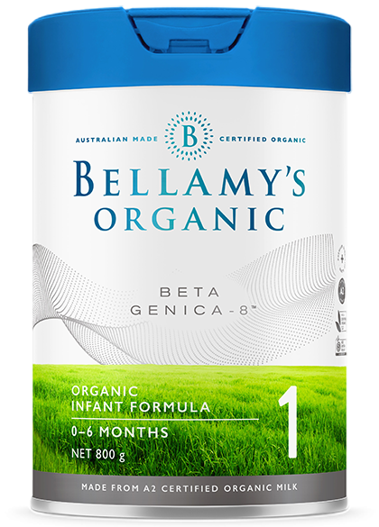 Bellamy’s Organic Beta Genica-8 Step 1 Infant Formula 0 - 6 Months 800g Bellamy's Organic
