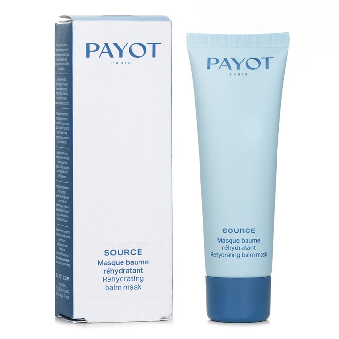 a product from the brand Payot Paris, specifically a tube of moisturizing balm mask.