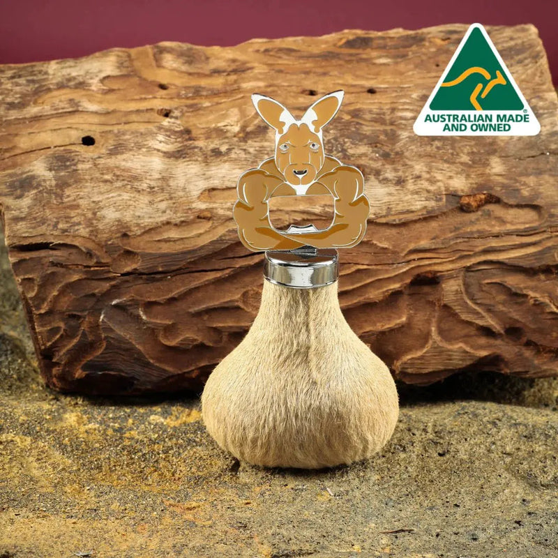 KANGAROO SCROTUM BOTTLE OPENER - KANGAROO MUSCLE (LARGE) - XDaySale