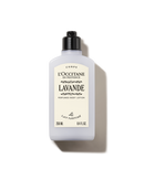 A bottle of L'Occitane en Provence Lavandé body lotion.