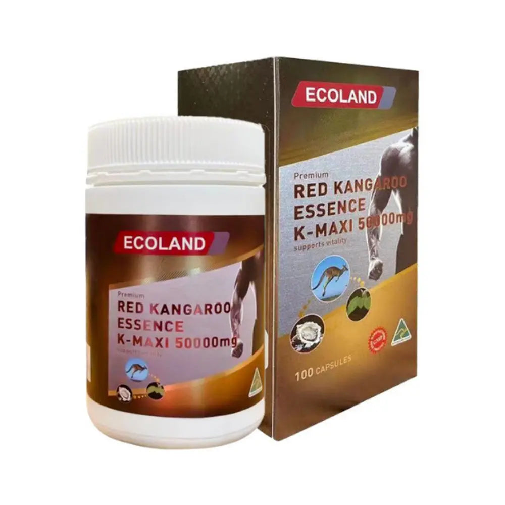 Ecoland Kagaroo  Essense K-MAXI 50000mg 100 Capsules  exp:10/2026 Ecoland