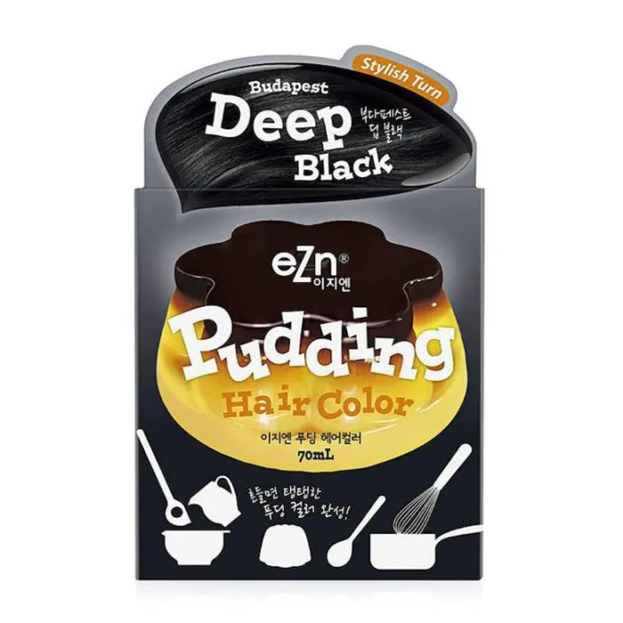 EZN-Pudding-Hair-Color-deep-black-Hair-dye-DIY-Kit
