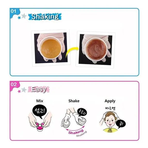 eZn Shaking Pudding Hair Color Cream Smoky DEEP BLACK 1.0 DIY Kit EXP: 4/2023 - XDaySale