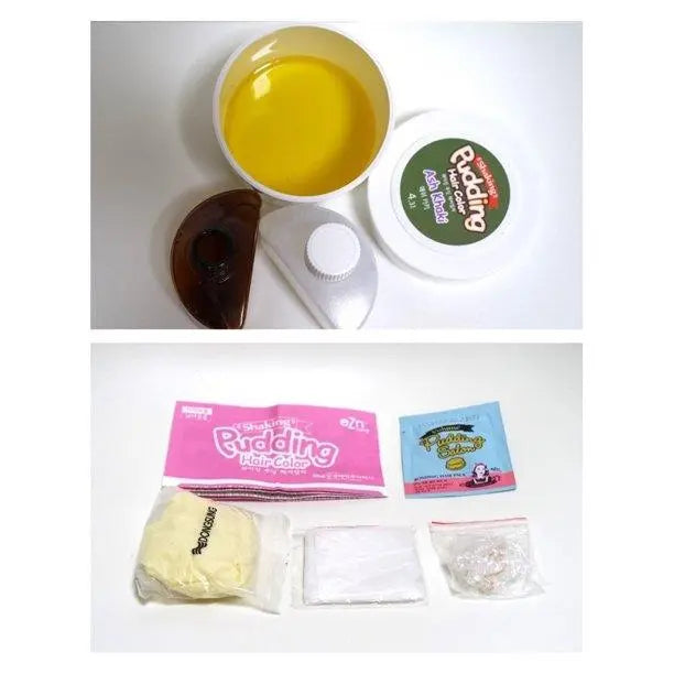 eZn Shaking Pudding Hair Color Cream Smoky DEEP BLACK 1.0 DIY Kit EXP: 4/2023 - XDaySale