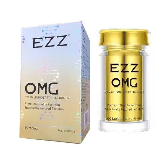 EZZ Male Boost Stay Energizer OMG 60 Tablets EXP: 06/2025 - XDaySale