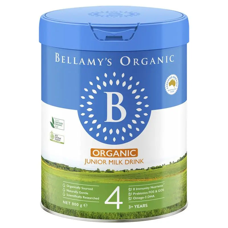 Bellamy's Organic Step 4 Junior Milk Drink 3+ Years 800g Bellamy's Organic