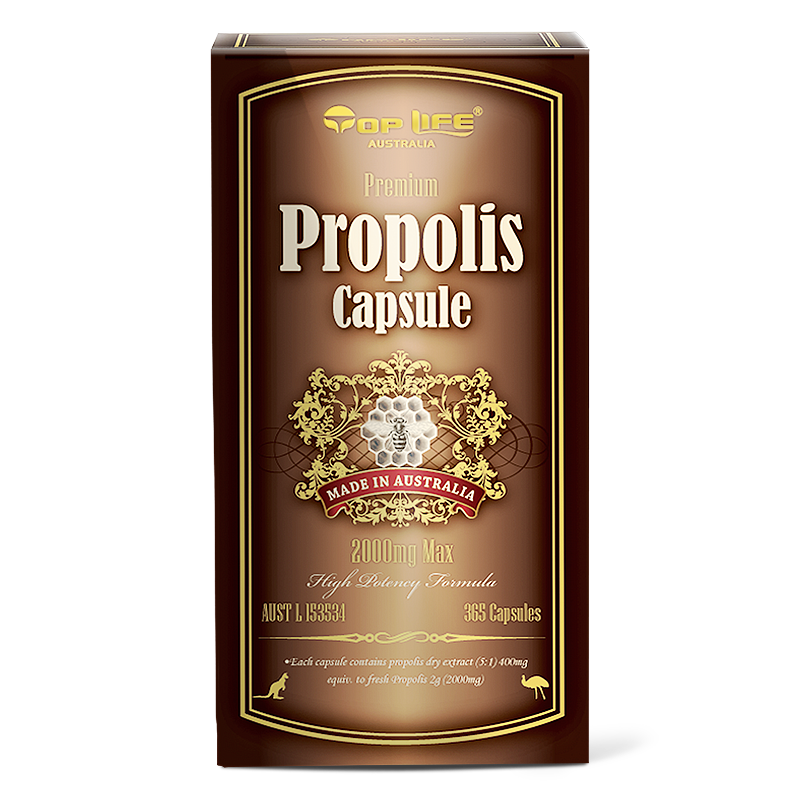 Top Life Propolis Capsule 2000mg Max 365C Top Life