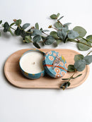 Koh Living Aboriginal Scented Blue Gum Eucalyptus Candle Tin 170g Koh Living