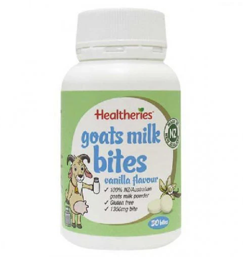 Goats Milk Bites – Vanilla Nutritional Bites | Calcium Snack | Gluten Free Treats Healtheries