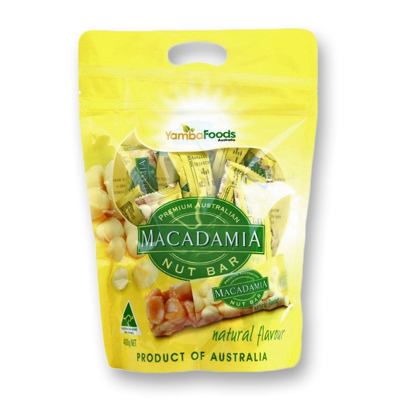 Yamba Macadamia Nut Bar 400g Yamba