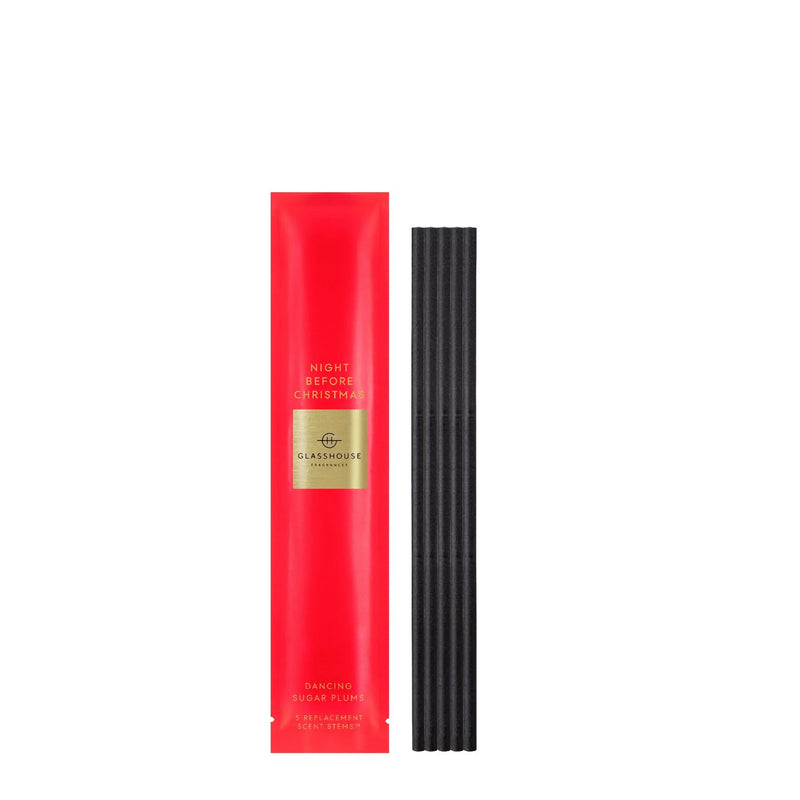 Glasshouse Fragrances 5 Replacement Scent Stems - Night Before Christmas - XDaySale