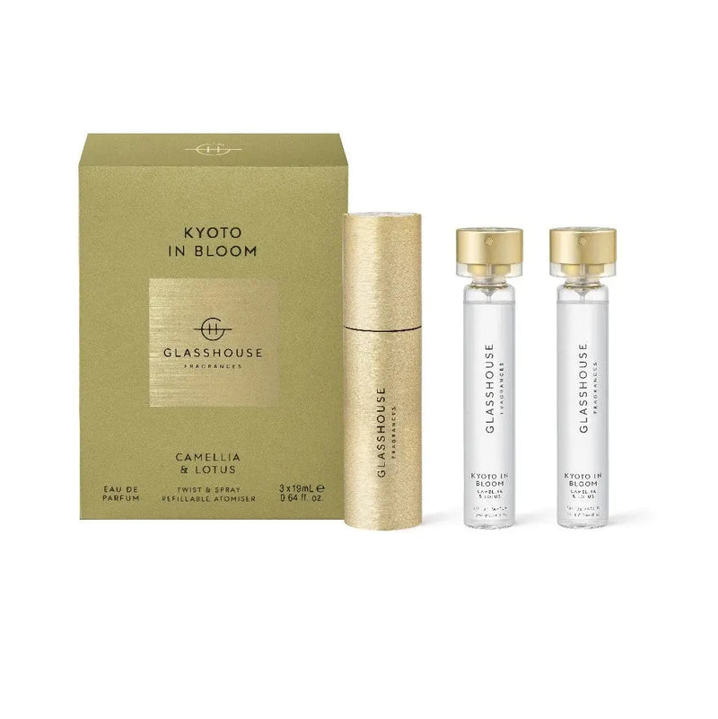 Glasshouse Fragrances 57ml KYOTO IN BLOOM EDP (3 x 19ml) - XDaySale