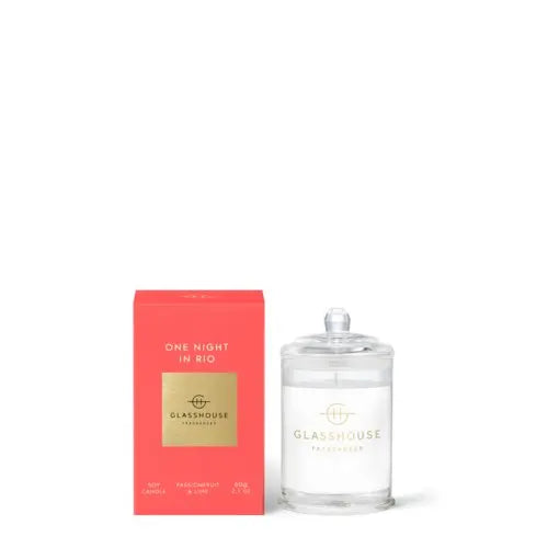Glasshouse Fragrances One Night In Rio 60g Candle - XDaySale