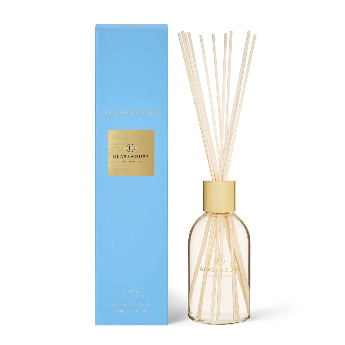 Glasshouse Fragrances The Hamptons 250mL Diffuser - XDaySale