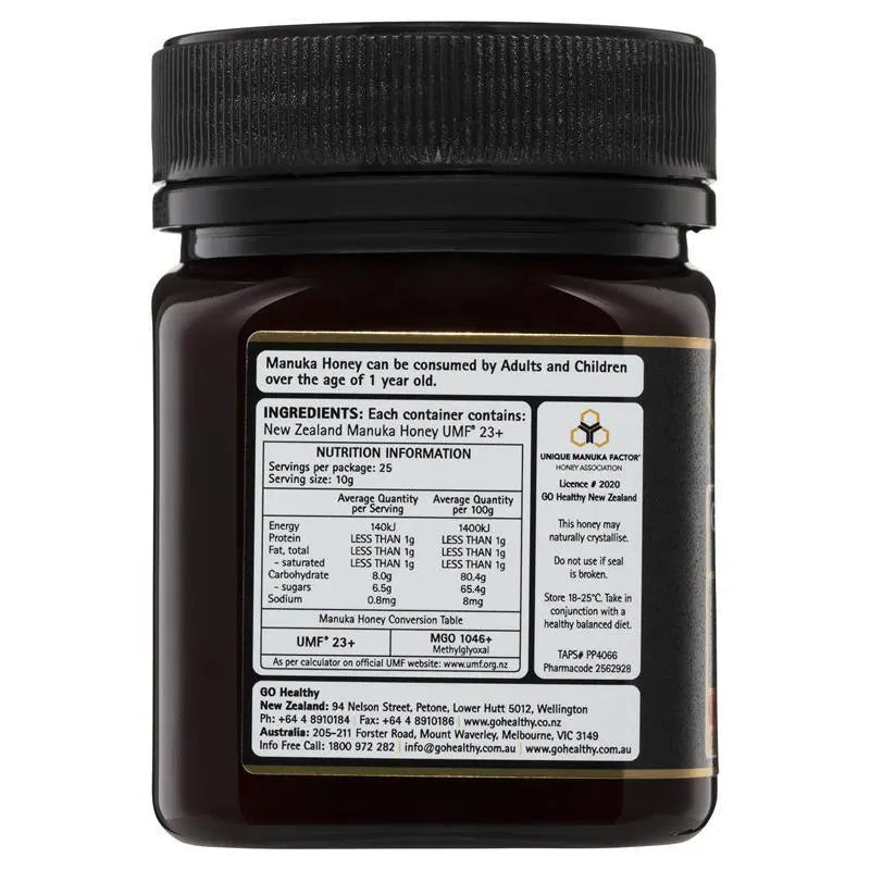 GO Healthy Manuka Honey UMF 23+ 250g - XDaySale