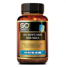 GO Healthy Mens Hair Skin Nails 90 Vegan Capsules EXP: 03/2025 - XDaySale