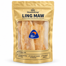 HealthKing NZ Ling Fish Maw 15-18Pics /500g White, product pouch on a clean white background