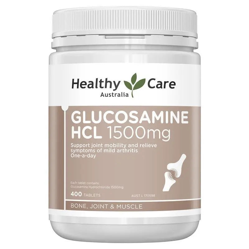 Healthy Care Glucosamine 1500mg 400 Tablets EXP：10/2026 - XDaySale