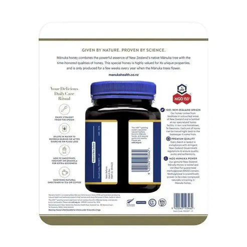 Manuka Health Manuka Honey MGO 150+/UMF 7+ 1Kg EXP:10/2026 - XDaySale