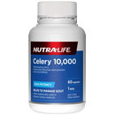 Nutra-Life Celery 10,000 60Capsules EXP：09/2026 - XDaySale