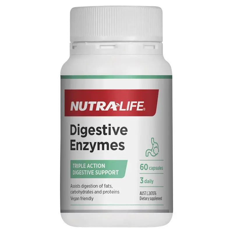 Nutra-Life Digestive Enzymes 60 Capsules EXP: 05/2026 - XDaySale