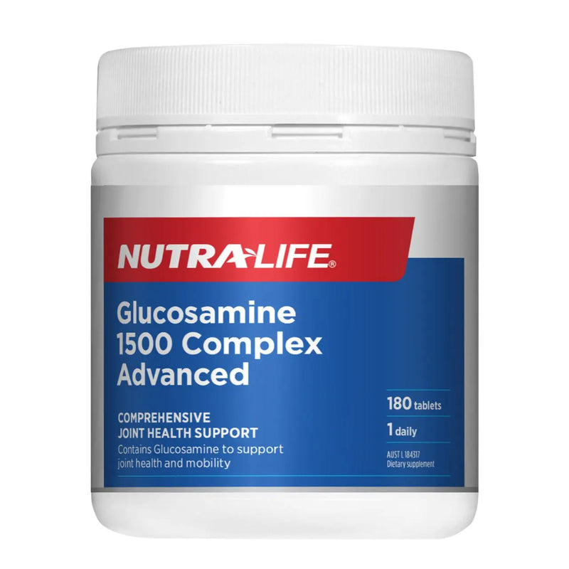 Nutra-life Glucosamine 1500 Complex Advance 180 Tablets EXP：11/2025 - XDaySale