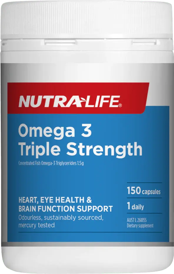 Nutra-Life Triple Strength Omega 3 Odourless Fish Oil 150 Capsules EXP：03/2026 - XDaySale