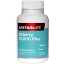 NutraLife Bilberry 10,000 plus Lutein Complex 30 Tablets EXP: 07/2024 - XDaySale