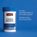 Swisse Odourless 4 x Strength Wild Fish Oil Concentrate EXP：10/2026 - XDaySale