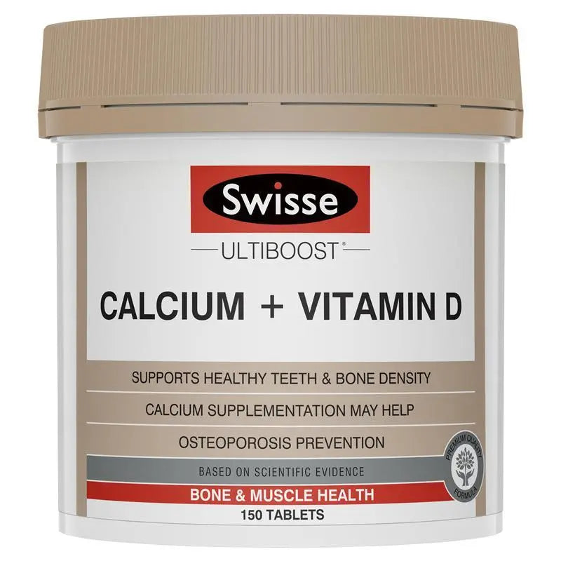 Swisse Ultiboost Calcium + Vitamin D - XDaySale