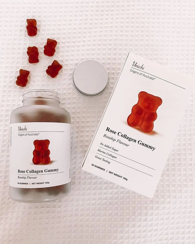 Unichi Rosehip Collagen Gummy 60 Gummies EXP:12/2023 - XDaySale