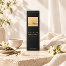 Blue Jacar White Tea Sanctuary 200ml diffuser carton with white tea and linen